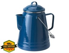 GSI Outdoors 36 Cup Enamel Coffee Pot Blue