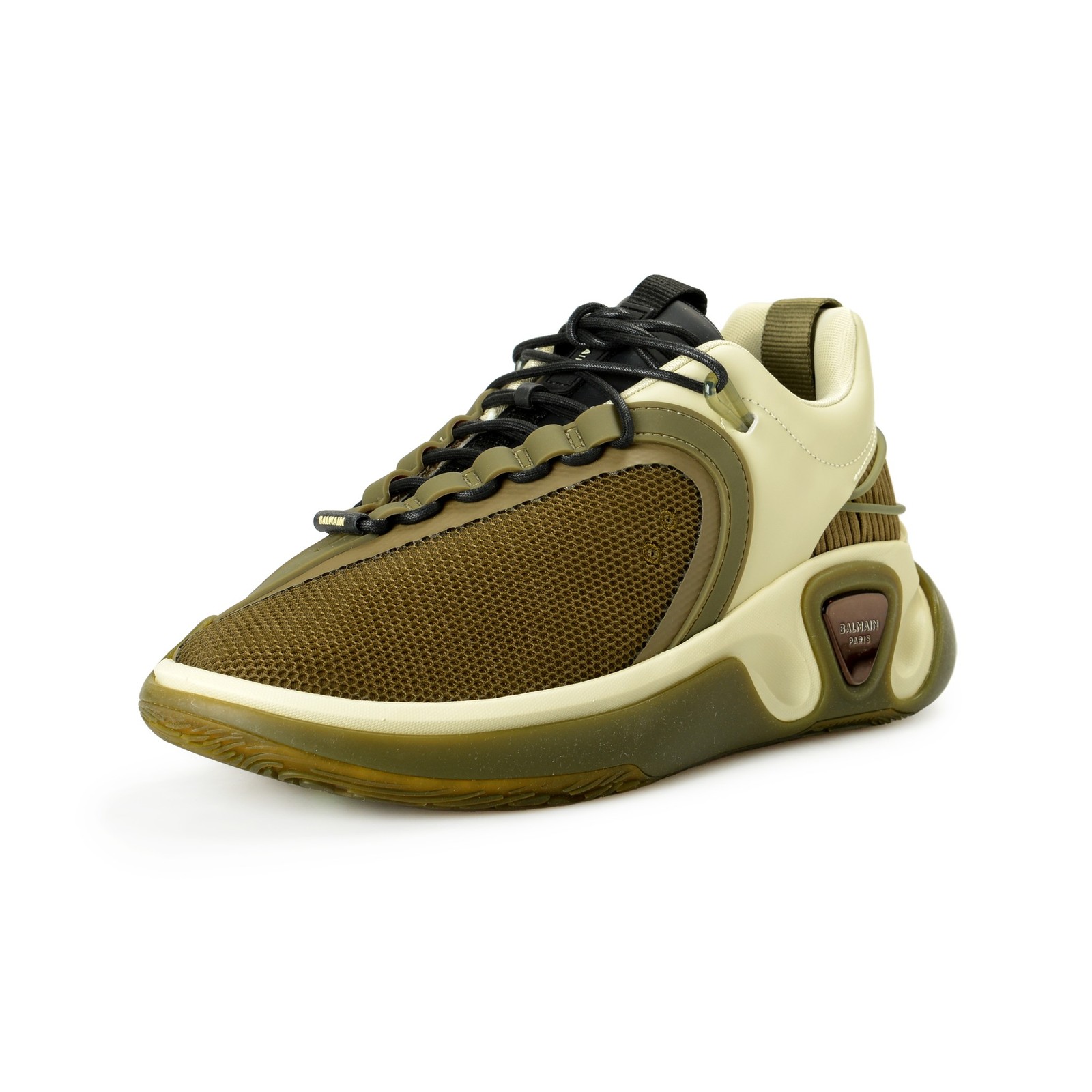 Мужские спортивные кроссовки Balmain B Runner из парусины и кожи цена US 9 EUR 42 91290₽