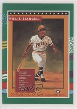 1991 Donruss Willie Stargell (3 Yellow Stripes on Left Border) #702 HOF 5v2