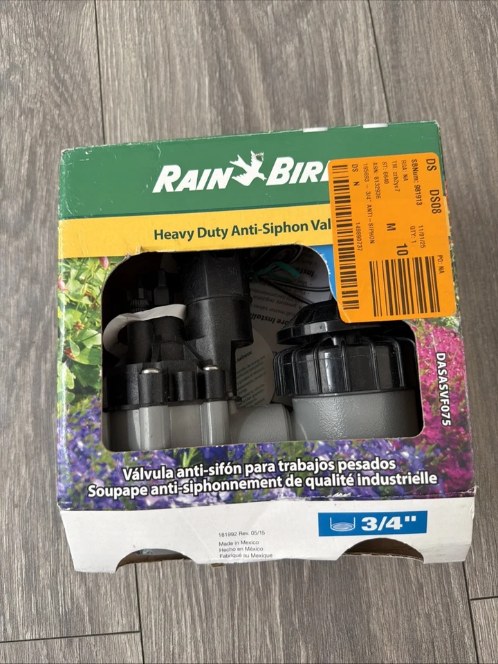 Rain Bird 3/4 in. Anti-Siphon Irrigation Valve with Flow Control (DASASVF075) - Image 2 of 4