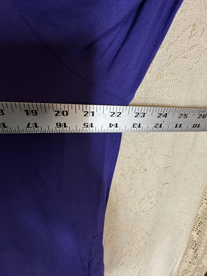 Camisa Dennis Basso Mujer Grande Lote de 3 Púrpura Negro Azul Floral 3/4 Slv Prendas para el torso Foto 3 de 4