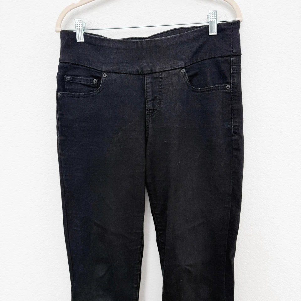 Lote de 2 Jeans JAG para Mujer Talla 6 Azul Negro Pull-On Peri Recto Elastizado Informal Foto 3 de 4