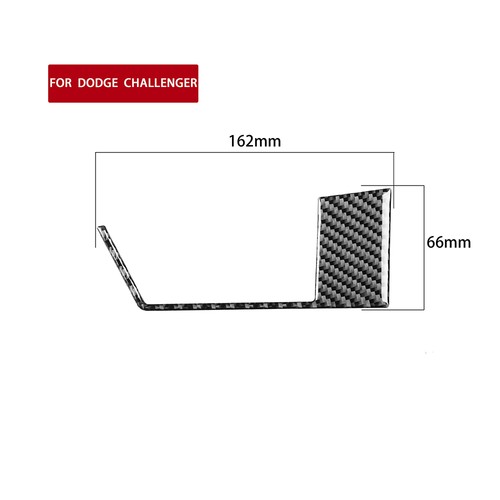 Carbon Fiber Center Console Power Outlet Cover Trim For Dodge Challenger 2008-14 - Picture 5 of 10