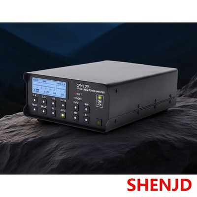 XIEGU GPA100 100W Solid State Linear Power Amplifier 1.8-50MHz Amateur RF Amp @