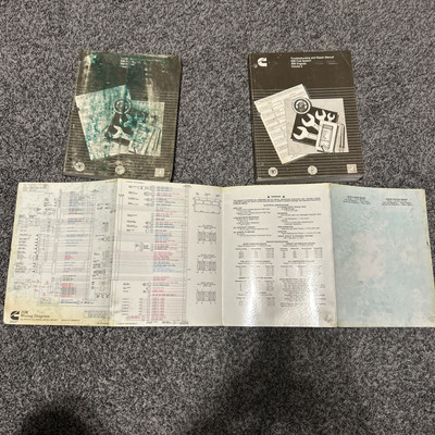 3 Pcs WIRING & CUMMINS ISM ENGINE & FUEL SYSTEM TROUBLESHOOTING REPAIR MANUALS