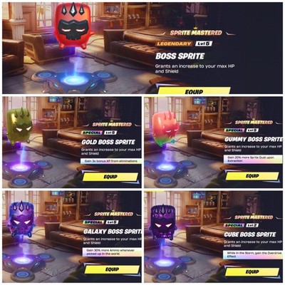 Fortnite | Boss Sprites | All Level 5 | Fast & Cheap