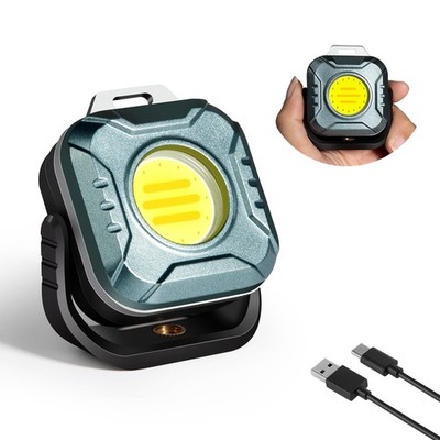 Magnetic Work Light Rechargeable, 500 Lumens Floodlight 1200 mAh LED Portable...