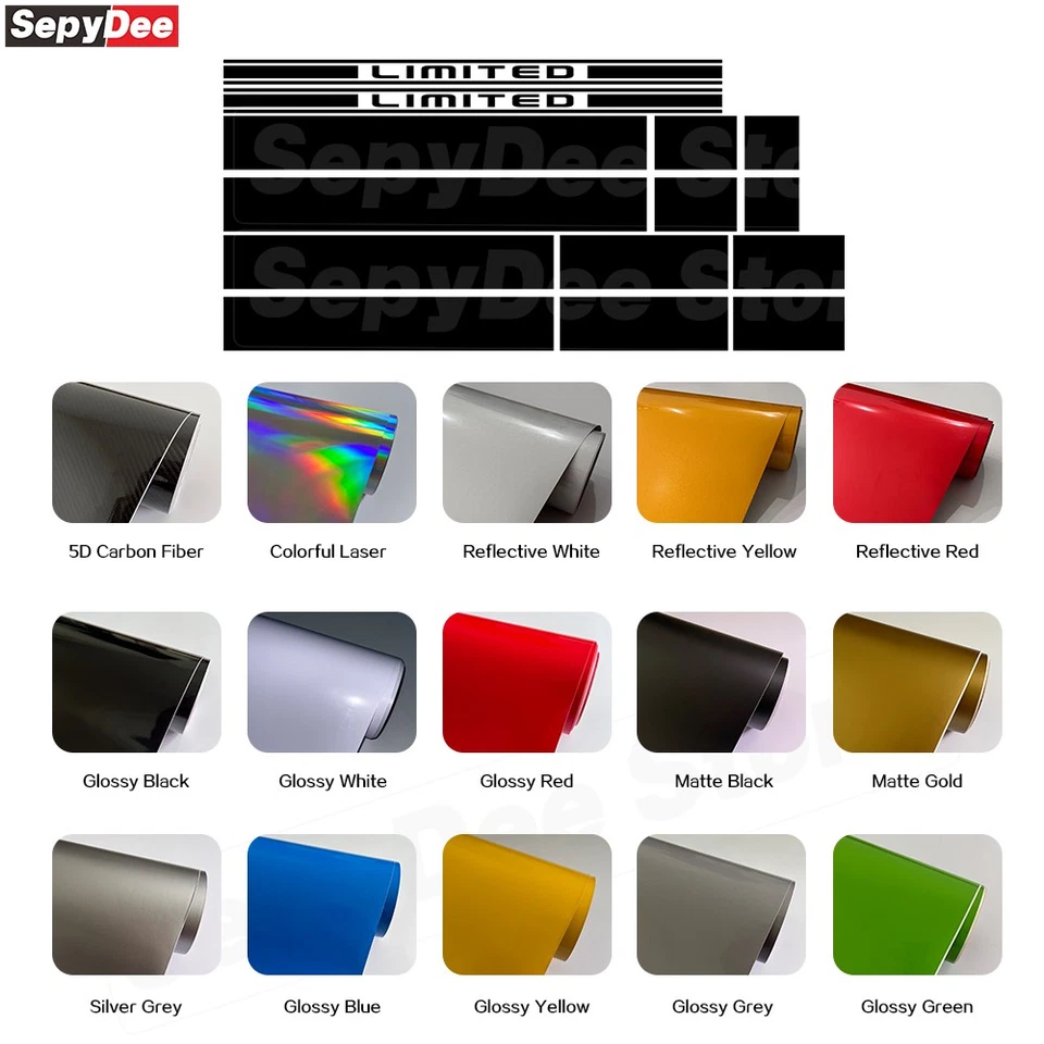 Kit de calcomanías a rayas adhesivas cola techo capó coche edición limitada para Ford Mustang Foto 2 de 4