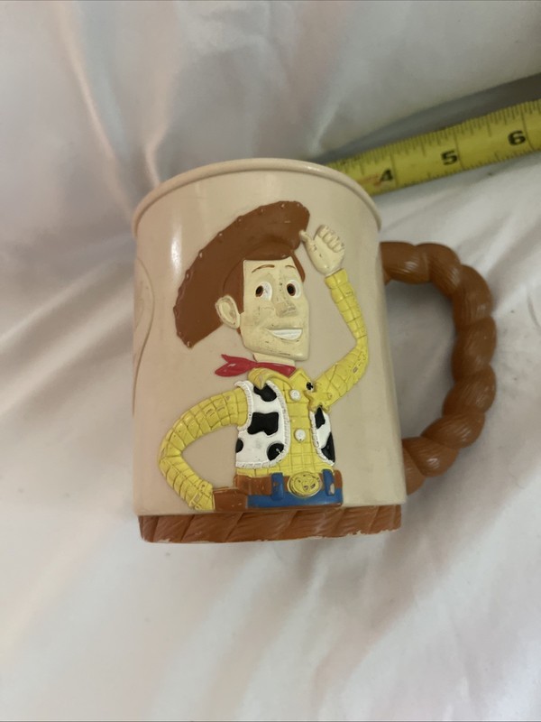 Disney Toy Story Woody Ocean Spray Plastic Drinking Cup Mug Pixar Vintage