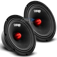 2x DS18 8" Midrange Speaker - PRO-GM8B 190W Rms 8 ohm Bullet Loudspeaker