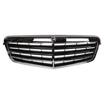 Front Bumper Grille Grill Chrome For Mercedes W212 E550 E350 E63