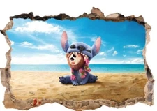 Removable Wall Sticker Lilo & Stitch kids bed room vinyl decals girl/boy