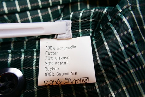 Grasegger Trachten Weste Gilet Gr.48 Schurwolle Anthrazit NEU ohne Etikett - Bild 9 von 9