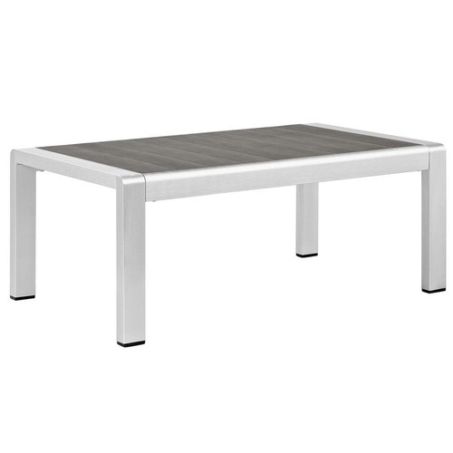 Shore 4 Piece Outdoor Patio Aluminum Sectional Sofa Set - Picture 5 of 8