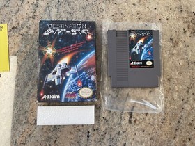Original Nintendo NES Video Game - Destination Earthstar w/ Box, Manual, Inserts
