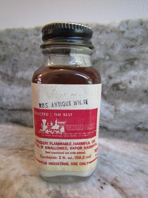 FLOQUIL RAILROAD COLORS MODEL PAINT by TESTORS - 2oz 2 OUNCE - ANTIQUE WHITE