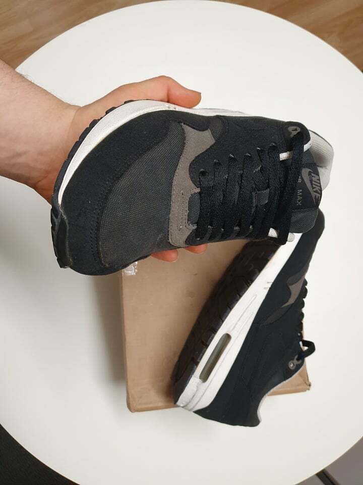 air max 1 black smoke