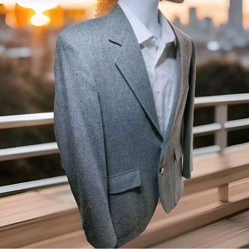 John Alexander Men's Blazer Jacket 100% Wool Size 42S - Picture 3 of 13