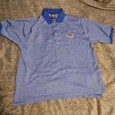 Nike Golf Polo Men's Large Blue Florida Gators Short Sleeve Possible XL 