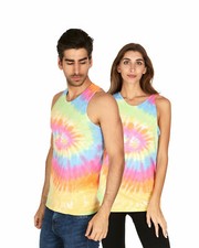 Tie Dye Tank Top Men Women - Fun Bright Colotful Tops
