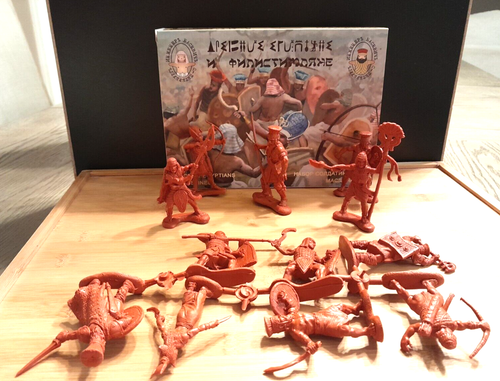 ENGINEER BASEVICH SET 25 EGYPTIANS & PHILISTINES 1:32 12 FIGURES - Picture 3 of 11