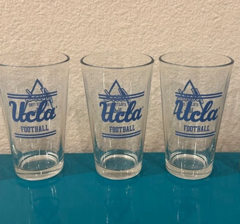 5 VTG UCLA WOODEN ATHLETIC CLUB FUND BASKETBALL TEAM PINT BEER GLASS 16oz RARE - Image 4 of 4
