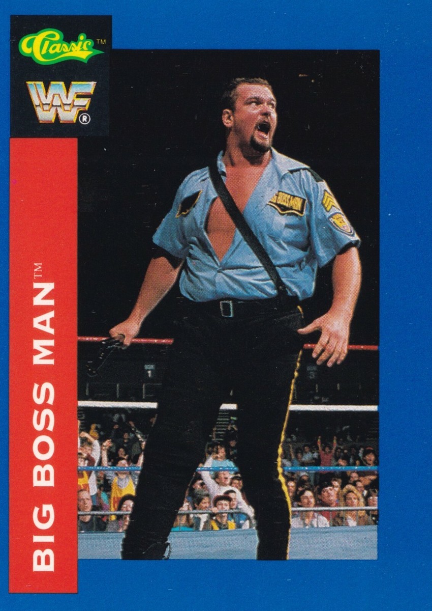 Big Boss Man 1991 Classic WWF Superstars Card #25 WWE Hall of Fame