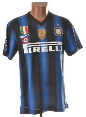ウェア Inter Milan 2010-2011 Home NIKE Nike Inter Milan Team 2010 2011 Home Jersey - XL - New With