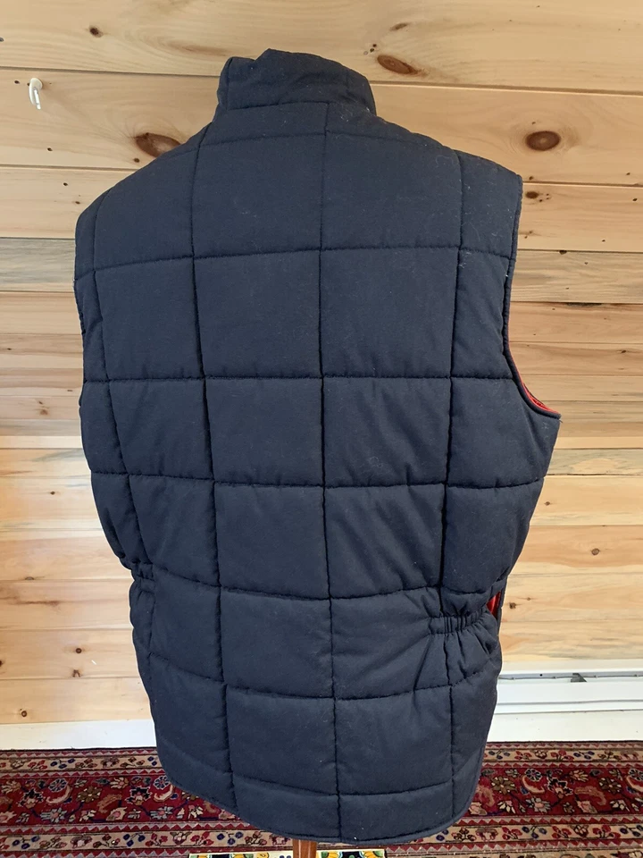 Vintage Golden Fleece Reversible NAVY to RED NYLON Vest Men's 1X or XL 46-48 USA - Image 4 of 4