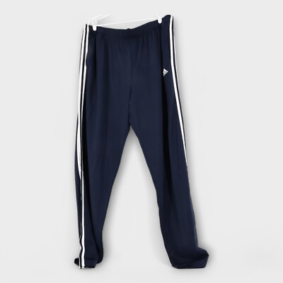 Adidas Essentials Men's Warm-Up Open Hem 3-Stripes Track Pants Size 2XLT