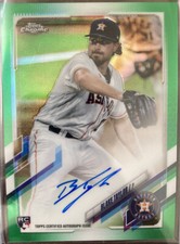 2021 Topps Chrome Blake Taylor Rookie Auto Green /99