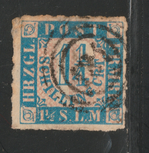 Schleswig-Holstein Lot 3: (#18 - F - Used) Scott 2024 Catalog Value $20.00