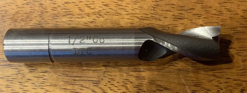 COLEX 3 X 1/2" M42 COBALT 2 FLUTE SINGLE END CENTER CUT END MILL - Picture 3 of 10