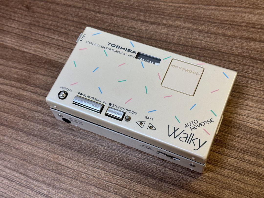 Toshiba KT-AS10 Portable Cassette Player Walky rare