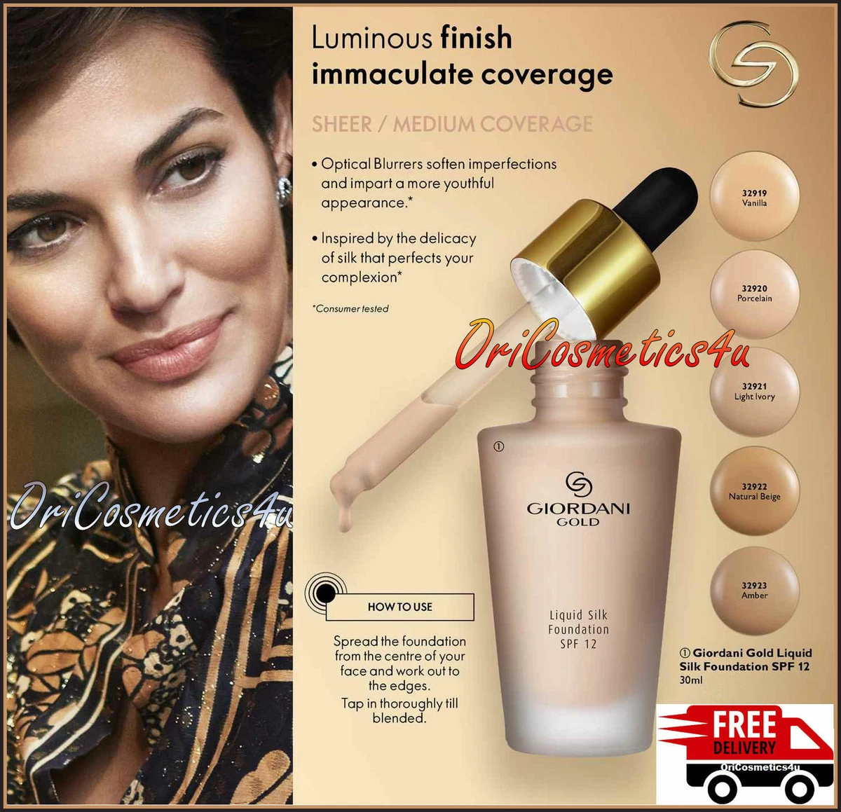 giordani gold silk foundation