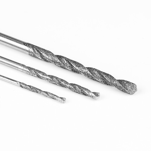 Trapano avvitatore HSS diamantato 0,8 mm-3 mm per vetro gioielli porcellana giada - Foto 12 di 15