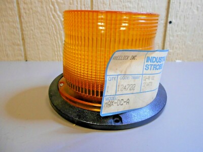 Wheelock MAX-DC-A Industrial Strobe 12-90 VDC 12 Watt Amber Strobe
