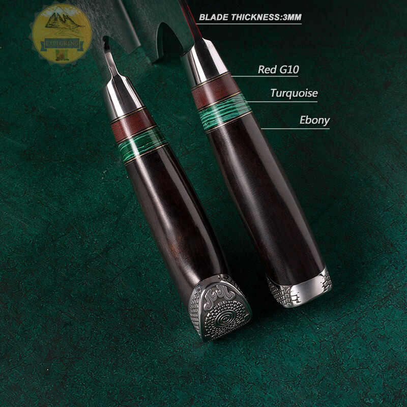 JAPANESE VG10 DAMASCUS KITCHEN MEAT BONE CHOPPING KNIFE CLEAVER BUTCHER