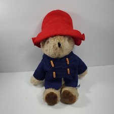 Eden Vintage 1981 Paddington Bear Red Hat Darkest Peru Plush 14"