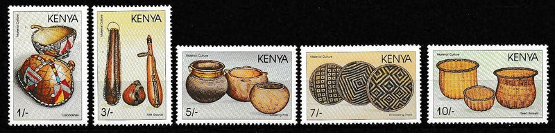 Kenya 1988 Utensils SC# 463-467 MNH Mint/Never Hinged