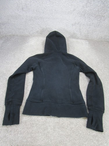 Lululemon Sweatshirt Womens 2 Scuba Full Zip Hoodie Black - 第 3/6 張圖片