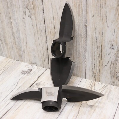2 Pc- Village Blacksmith 2.5 Lb Forged Steel Edged Mattock Pick Axe Head 66-175B