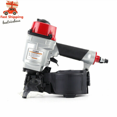 #ad CN55 Pneumatic Coil Siding Nailer Industrial Portable Nail Gun 75psi 100psi $153.85