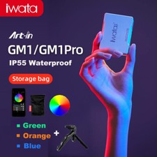 Iwata GM1/GM1 Pro Mini Pocket LED Video Fill Light RGB Full Color with Tripod