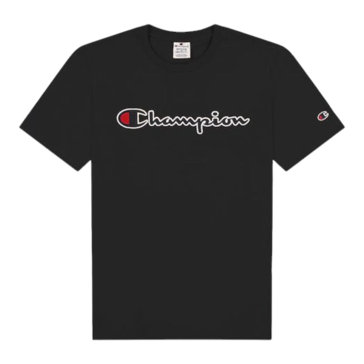 Champion black and on sale white shirt
