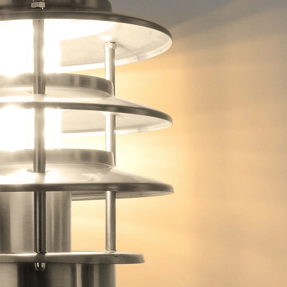 Außenleuchte Standleuchte Wandleuchten Edelstahl Gartenlampe Wegeleuchte 249 - Bild 3 von 4