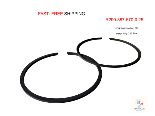 R290-887-670-0.25 FOR PWC SeaDoo 720 Piston Ring Kit 0.25 Size Поршневое кольцо - 第 1/8 張圖片