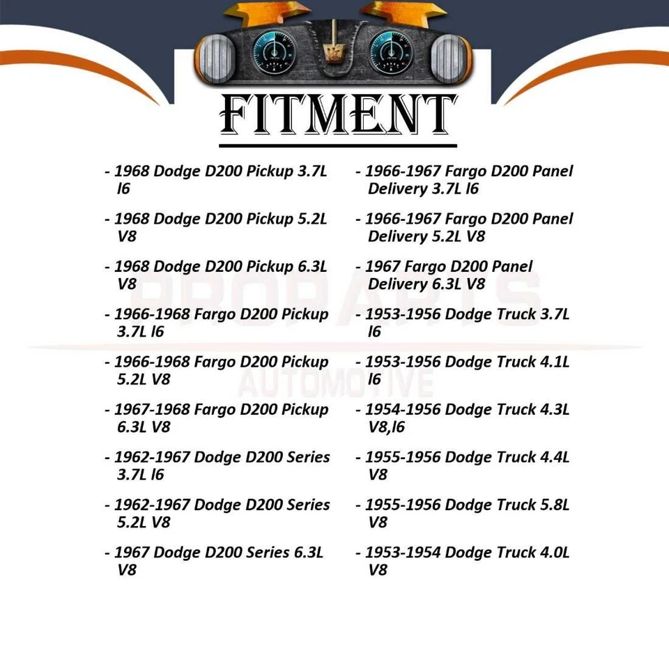 Manguera de freno delantera Sunsong 2x para camioneta Fargo D200 1966 1967 1968 3,7 L Foto 2 de 4