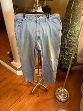 Calvin Klein Worker Carpenter Jeans Vintage 90s Stone Wash Size 40x31
