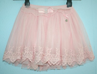 Ƹ̵̡Ӝ̵̨̄Ʒ Le Chic Mädchen Rock Rosa Tüll Volant Ballett Hochzeit Gr 122 128 6 7 8